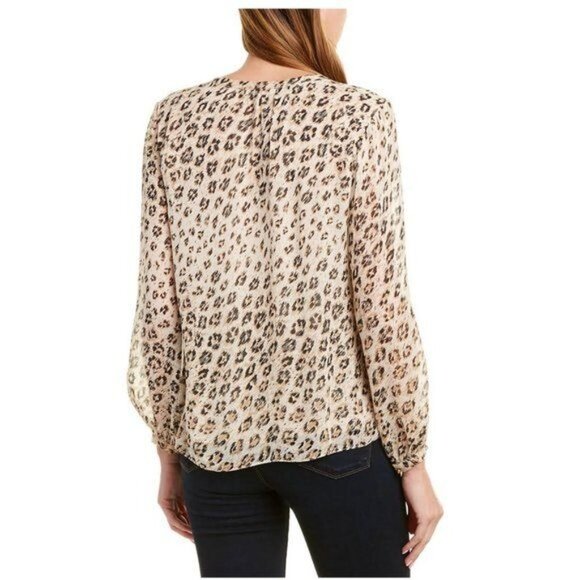 Joie Cordell Leopard Print Silk Blouse - XS - Picture 4 of 8